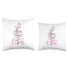 JAPAN FLOWER, SAKURA CHERRY BLOSSOMS GROW & BLOOM IN SPRING Throw Pillow view 3