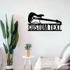 Custom Guitar Metal Wall Sign - Personalized Guitar Metal Wall Art - Guitar Metal Wall Decor - Guitar Name Sign - Metal Home Decor - Housewarming Gifts view 3