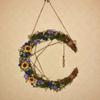 Abaodam 3Pcs Moon Shape DIY Rattan Wreath Grapevine Wreaths for Crafts Handmade DIY Rattans Wreath for Party Decoration view 3