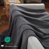 100% Cotton Waffle Blanket (Dark Grey - King Size - 104 * 90''), Pre-Washed and Anti-Shrinkage Soft Lightweight Bed & Couch Blanket, 380 GSM Waffle Weave Throw Blanket for All Seasons view 3