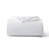 100% Cotton Waffle Blanket (White - Queen Size - 90 * 90''), Pre-Washed and Anti-Shrinkage Soft Lightweight Bed & Couch Blanket, 380 GSM Waffle Weave Throw Blanket for All Seasons view 1