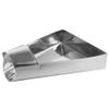 Homoyoyo Triangular Bucket Chip Shovel Stainless Steel Spoons Candy Scoops Ice Cube Scoop Dessert Scoops Food Tortilla Quick Bagging Tool Fry Scoop Chips Flour Spoon Household view 1