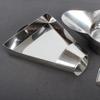 Homoyoyo Triangular Bucket Chip Shovel Stainless Steel Spoons Candy Scoops Ice Cube Scoop Dessert Scoops Food Tortilla Quick Bagging Tool Fry Scoop Chips Flour Spoon Household view 3