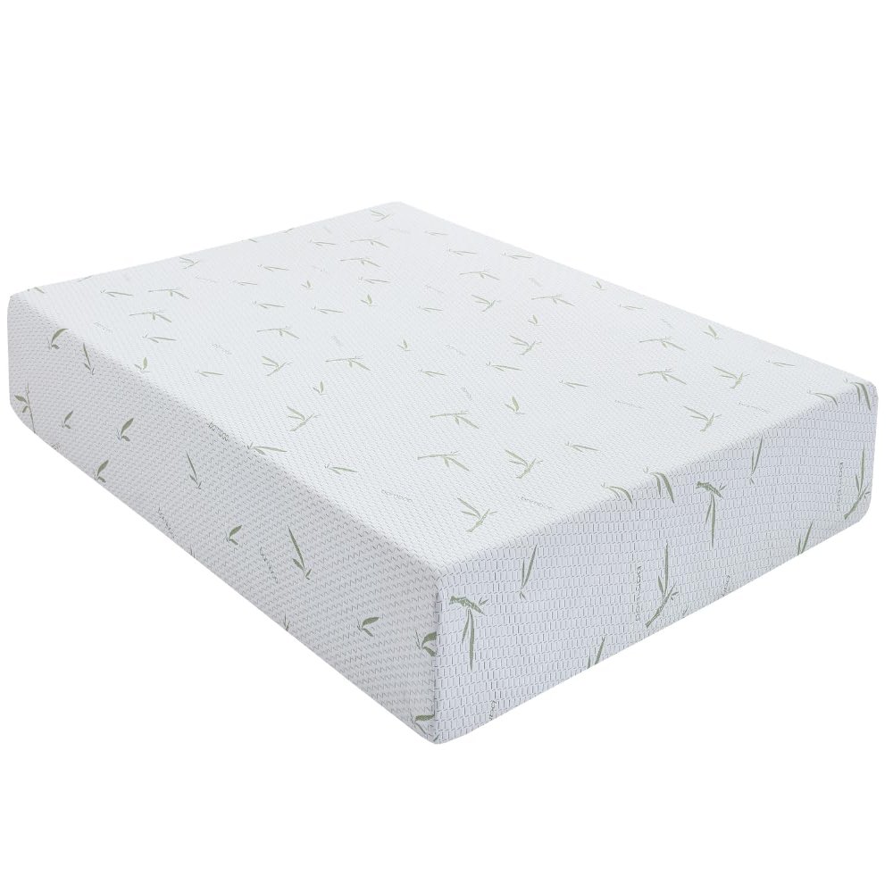 IULULU Twin Mattress, 6 Inch Memory Foam Mattress in a Box, Green Tea Gel Infused MattressesMedium Firm Supportive, CertiPUR-US Certified