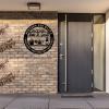 Custom BBQ Metal Wall Sign - Personalized BBQ Metal Wall Art - BBQ Metal Wall Decor - BBQ Outside Wall Decor - Family Name Sign - Metal Home Decor view 4