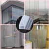 1M 2M H/F/U Shape Glass Seal Strip Silicone Bath Shower Weather Strips Draft Stopper for Door Window 6/8/10/12Mm Sealing Strips Corner-12mm 2M view 2