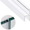1M 2M H/F/U Shape Glass Seal Strip Silicone Bath Shower Weather Strips Draft Stopper for Door Window 6/8/10/12Mm Sealing Strips H-6mm 1M view 4
