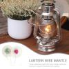 EXCEART Double-Headed Kerosene Lamp Mantles Replacement Covers 12Pcs Lightweight Gas Lantern Accessories for Outdoor Camping Windproof Propane Lantern Mantles view 2