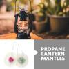 EXCEART Double-Headed Kerosene Lamp Mantles Replacement Covers 12Pcs Lightweight Gas Lantern Accessories for Outdoor Camping Windproof Propane Lantern Mantles view 3