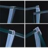 1M 2M H/F/U Shape Glass Seal Strip Silicone Bath Shower Weather Strips Draft Stopper for Door Window 6/8/10/12Mm Sealing Strips Corner-8mm 1M view 4