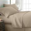 Pure Egyptian Queen-XL Size Cotton Bed Sheets Set 1000 Thread Count Bedding and Pillowcases  Egyptian Cotton Sheets Queen-XL Size Bed- Sateen Sheets -18" Inch Deep Pocket Queen-XL Sheets - Taupe view 2