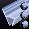 5M Silicone Rubber Window Sealing Strip F U H Corner Shape Door Weather Strip Draft Stopper for Shower Room Acoustic Panel 6/8/10/12Mm U 6mm view 2