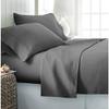 Pure Egyptian Full-XL Size Cotton Bed Sheets Set 1000 Thread Count Bedding and Pillowcases  Egyptian Cotton Sheets Full-XL Size Bed- Sateen Sheets -15" Inch Deep Pocket Full-XL Sheets - Dark Grey view 2