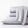 Pure Egyptian Full-XL Size Cotton Bed Sheets Set 1000 Thread Count Bedding and Pillowcases  Egyptian Cotton Sheets Full-XL Size Bed- Sateen Sheets -15" Inch Deep Pocket Full-XL Sheets - Light Grey view 1