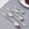 60 Piece Silverware Set for 12 Durable Stainless Steel Heavy Flatware Sets Nice Weight Home Kitchen Wedding Restaurant Cutlery Utensils Delicate Tableware Set Knifes Forks and Spoons view 3