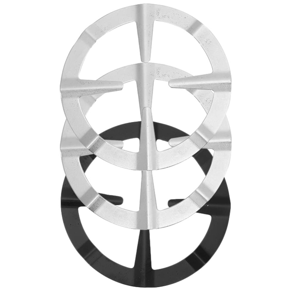 Hemoton 3pcs Gas Stove Rack Reusable Wok for Home Restaurant Convenient Wok Supports Smooth Design Suitable for Various Cooking Needs