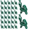 C7 C9 Christmas Lights Spring Clips, 100 Count Holiday Lights Quick Spring Clips, Shatterproof Shingle and Gutter Clips for E12, E17Socket, Rope Lights Roofline Fence Railing Mantel Christmas Trees view 1