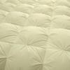 Premium Quality - Oversized Full Size (82" x 86") Inches, 3pc Pinch Comforter Set - Ultra-Soft - All-Season Down Duvet Insert 500 GSM 800 Thread Count 100% Egyptian Cotton Cover - Ivory Solid view 4