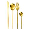 48 Piece Gold Silverware Set for 12 Durable Stainless Steel Flatware Sets Home Kitchen Restaurant Wedding Cutlery Utensils Set Include Spoons and Forks Knifes Teaspoons Delicate Tableware Set view 1