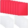 8 Pcs Silicone Dehydrator Mats 10 Pcs Mesh Screen Dehydrator Sheets Nonstick Reusable Fruit Dryer Trays for Jerky Fruit Herbs Flax Crackers Crust Tray (Red) view 1