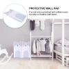 3D Self- Adhesive Thicken Wall Padding for Room, Anti- Collision Wall Stickers Cartoon Design Wallpaper Murals Soft Wall Mat for Nursery 1pcs (As Shown) view 3