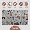 Kids Rug, Animals World Rug, Educational Continents Rug, C103 (47x71)=120x180cm view 2