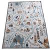 Kids Rug, Animals World Rug, Educational Continents Rug, C103 (47x71)=120x180cm view 3