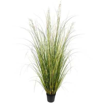 AfanD Artificial Plant 5ft Tall Artificial Grass Plant,Faux Plants Indoor Home Decorative Artificial Plants & Flowers in Pot Fake Plant, House Plant Indoor