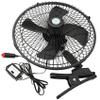 Pasotim 2X 10 Inch 12V Car Electric Fan Adjustable Speed Oscillating Cooling Fans with Travel Car Truck view 3