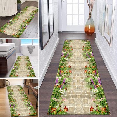 GRAPKS Long Carpet Runners for Hallway, Narrow Runner Rug for Home Corridor/Kitchen/Entryway/Stair Rubber Backing Doormat 60cm/70cm/80cm/100cm Wide (Size : 2.6 ft x 14.8 ft)