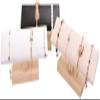 NIUBB Flashing Necklace Bracelet Holder Bracelet Storage Rack Solid Wood Window Display Props Rubber Band Display Rack (Color : White Wood Flannel) view 2