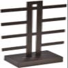 NIUBB Flashing Earrings and Necklace Display Stand Display Rack Stand Holder Earrings Hanging Storage Rack (Color : Coffee 02) view 1