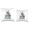 Acient Italy Roman Statue Abstract Art Teacher Throw Pillow view 3