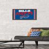 Trends International NFL Buffalo Bills - Bills Mafia Wall Poster, 22.4L x 14.7W, Mahogany Framed Version view 2