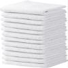 Towel and Linen Mart White Salon Towels, Pack of 12 (Not Bleach Proof, 16 x 27 Inches) Highly Absorbent Towels for Hand, Salon, Gym, Beauty, Spa, and Home Hair Care (White) view 1