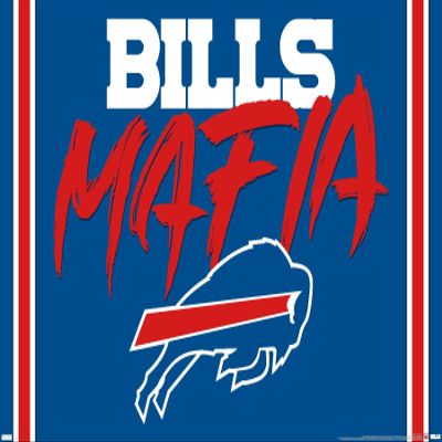 Trends International NFL Buffalo Bills - Bills Mafia Wall Poster, 22.4L x 14.7W, Premium Unframed Version