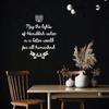 Vinyl Wall Art Decal - May The Lights of Hanukkah - 25" x 16" - Grateful Inspirational Holiday Season Quote Sticker for Home Entry Door Dining Room Living Room Decor (White) view 2