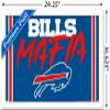 Trends International NFL Buffalo Bills - Bills Mafia Wall Poster, 22.4L x 14.7W, White Framed Version view 3