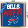 Trends International NFL Buffalo Bills - Bills Mafia Wall Poster, 34L x 22.4W, Gold Framed Version view 3