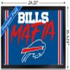Trends International NFL Buffalo Bills - Bills Mafia Wall Poster, 22.4L x 14.7W, Black Framed Version view 3