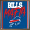 Trends International NFL Buffalo Bills - Bills Mafia Wall Poster, 34L x 22.4W, Bronze Framed Version view 1