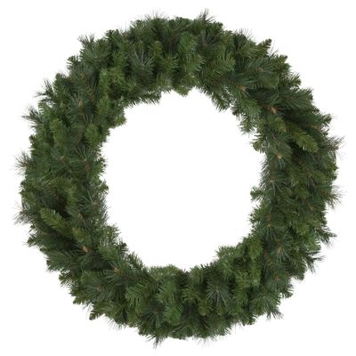 Northlight Beaver Pine Mixed Artificial Christmas Wreath Unlit, 36", Green