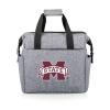 Picnic TIME NCAA Mississippi State Bulldogs On The Go Lunch Bag, Soft Cooler Lunch Box, Insulated Lunch Bag, (Heathered Gray) view 1