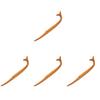 LALAFINA 4pcs Hair Chopsticks for Women Wooden Hair Stick for Bun Chinese Women view 1