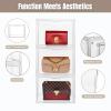 Cutora 9Pack Purse Organizer for Closet Clear Acrylic Display Case Handbag Storage Organizer Box with Magnetic Door Stackable Storage Bins with Dustproof Lid for Book Toys Shoes Cosmetic Collectibles view 2