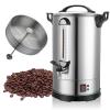 GOLREAN Commercial Coffee Maker 100 Cup Coffee Urn Hot Beverage Dispenser 4 Gallon 16L Large Coffee Urn Dual Layers 304 Stainless Steel 1300W Fast Brew Percolator For Business, Catering, Church view 1