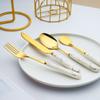 Black Silverware Set for 12, TWEE 48-Piece Stainless Steel Flatware Cutlery Set Modern Ergonomic Design, Knife Fork Spoon Dinnerware sets for Home Restaurant Wedding Party Christmas Gift view 2