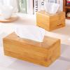 Tissue Dispenser Box Tissue Box Drawer Tissue Box Desktop Wooden Tissue Box Hotel Restaurant Tissue Box for Home Office Bathroom Tissue Box Holder (Size : Small) view 4
