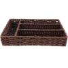 DECHOUS Organizer Storage Boxes Small Wicker Baskets for Kitchen Bathroom Office Decorative Decor view 1