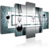 artgeist Textured Canvas Wall Art Abstract 80x40 in - 5pcs Painting Canvas Prints Picture Artwork Image Framed Contemporary Modern Photo Wall Home a-A-0245-b-p view 1